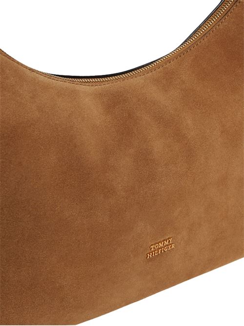 Borsa a spalla in pelle scamosciata Tommy Hilfiger | AW0AW18824GB8